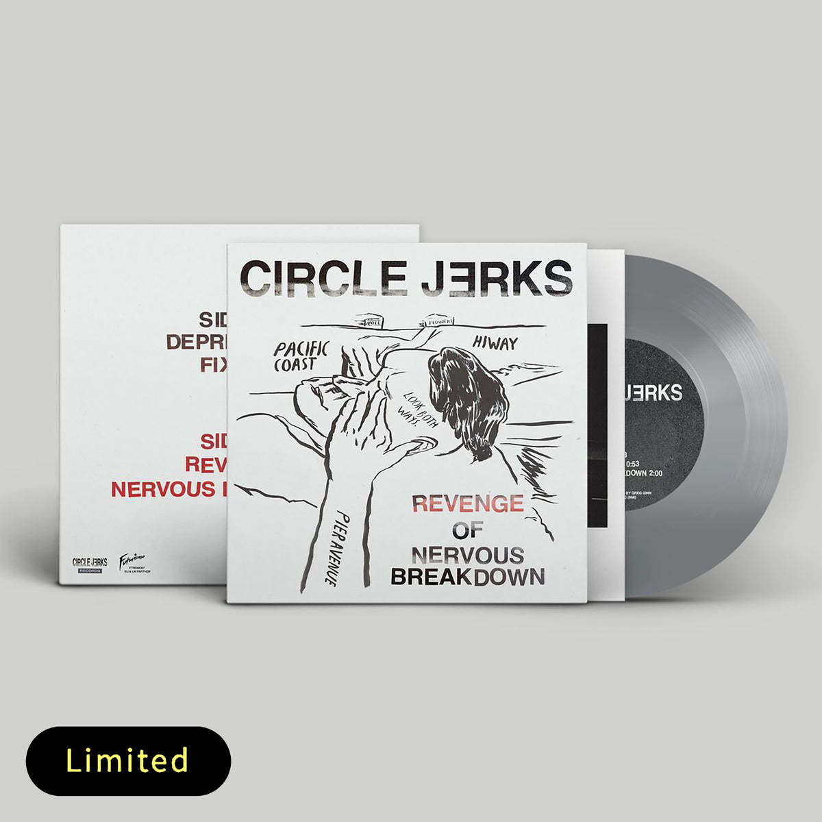 REVENGE OF NERVOUS BREAKDOWN - 7" (SILVER)