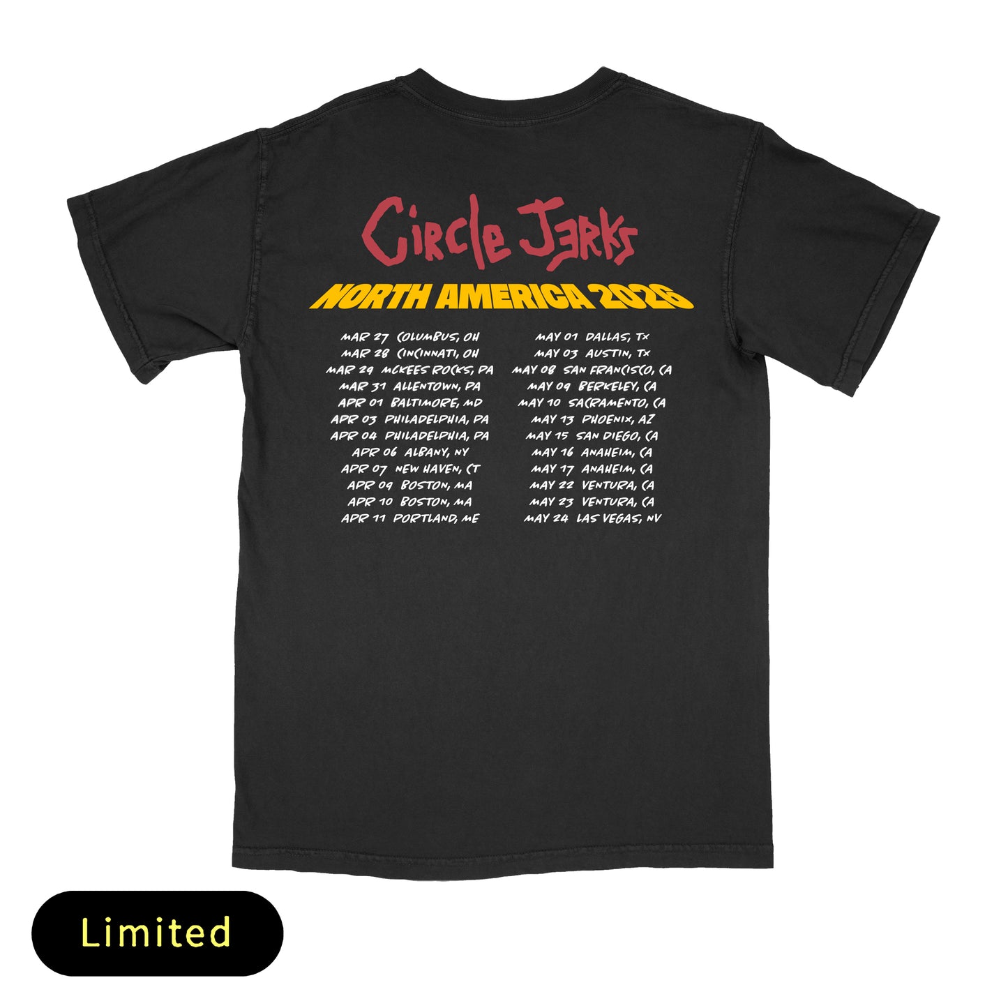 NORTH AMERICAN 2026 TOUR SHIRT