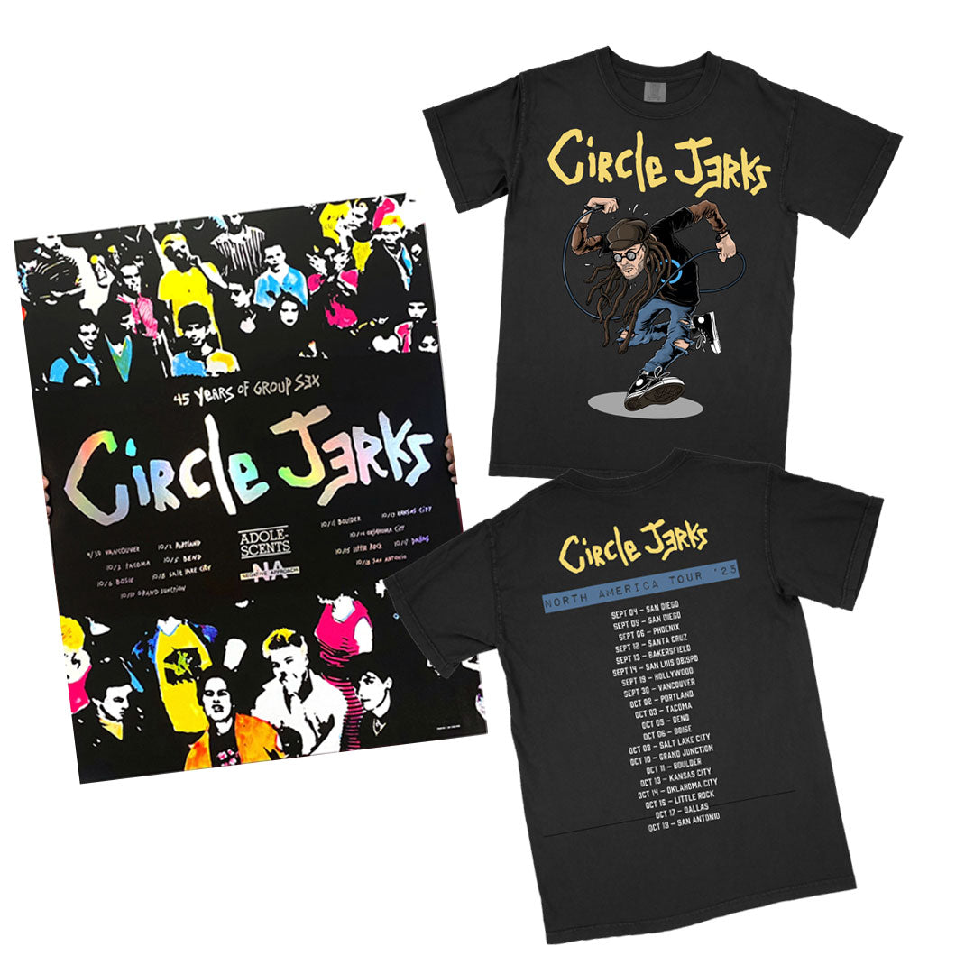 2025 TOUR SKANKMAN SHIRT + GROUP SEX POSTER BUNDLE