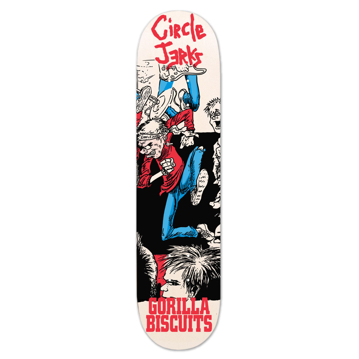 CIRCLE JERKS x GORILLA BISCUITS SKATE DECK – Circle Jerks Shop