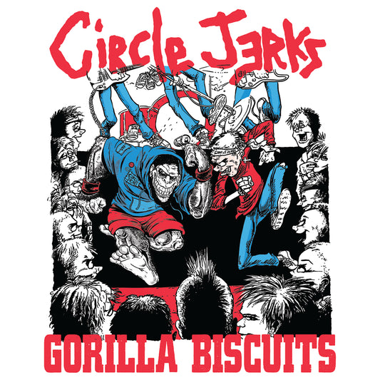 CIRCLE JERKS x GORILLA BISCUITS STICKER