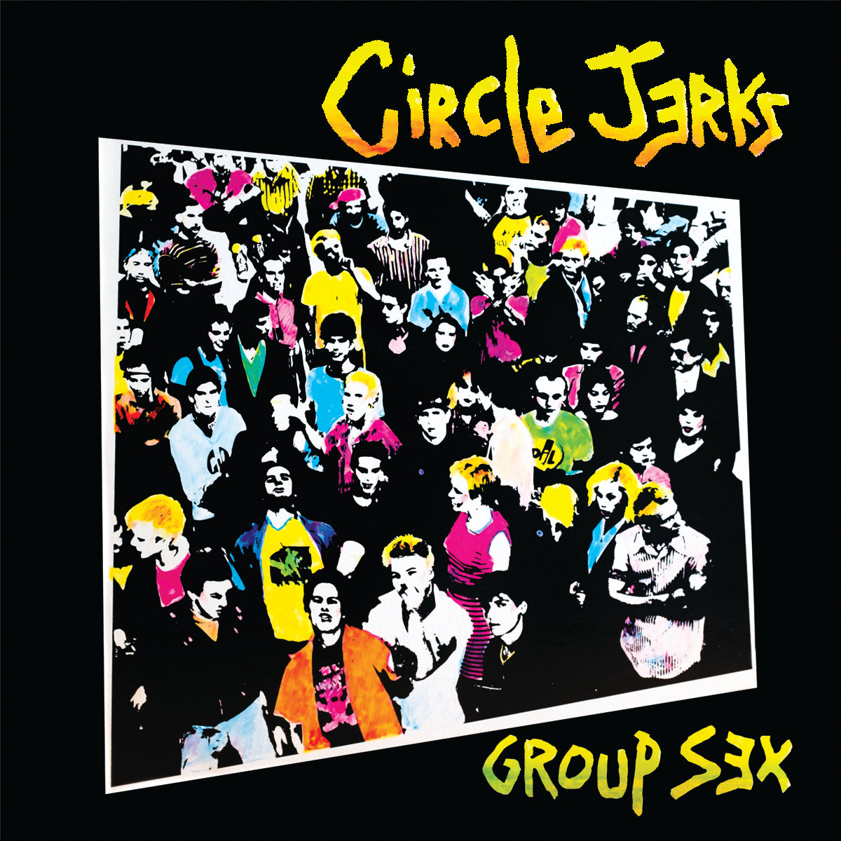 CIRCLE JERKS GROUP SEX STICKER