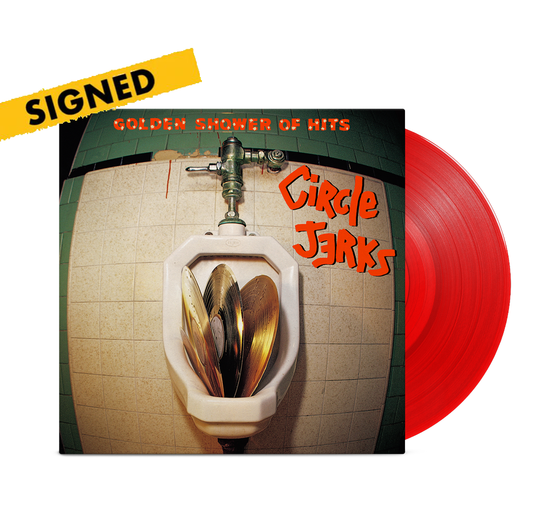 GOLDEN SHOWER OF HITS - LP (RED) SIGNED
