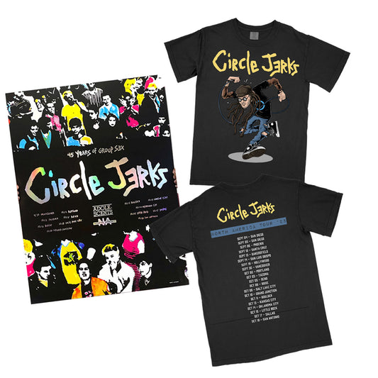 2025 TOUR SKANKMAN SHIRT + GROUP SEX POSTER BUNDLE