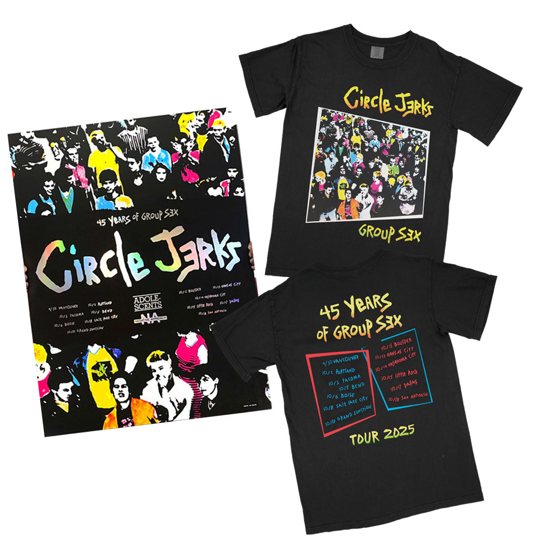 GROUP SEX TOUR SHIRT + GROUP SEX POSTER BUNDLE