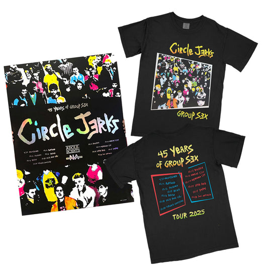GROUP SEX TOUR SHIRT + GROUP SEX POSTER BUNDLE