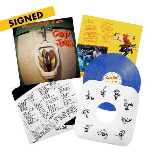 GOLDEN SHOWER OF HITS LP (BLUE & SIGNED)