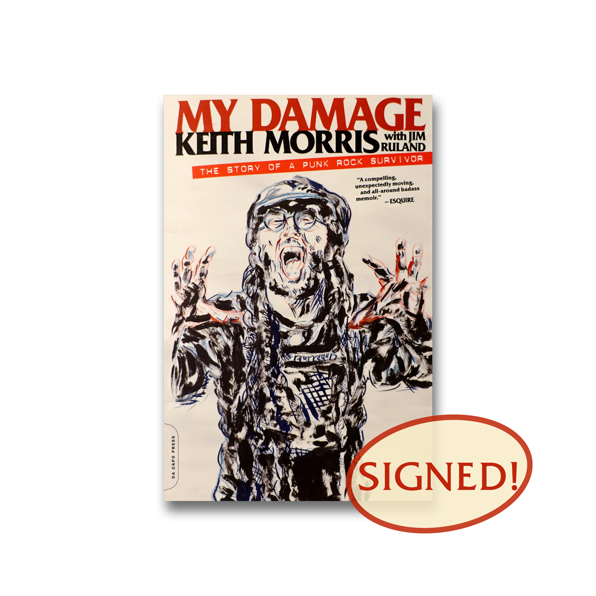SIGNED COPY OF MY DAMAGE - KEITH MORRIS