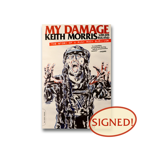 SIGNED COPY OF MY DAMAGE - KEITH MORRIS