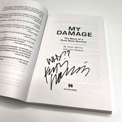 MY DAMAGE BY KEITH MORRIS - SIGNED
