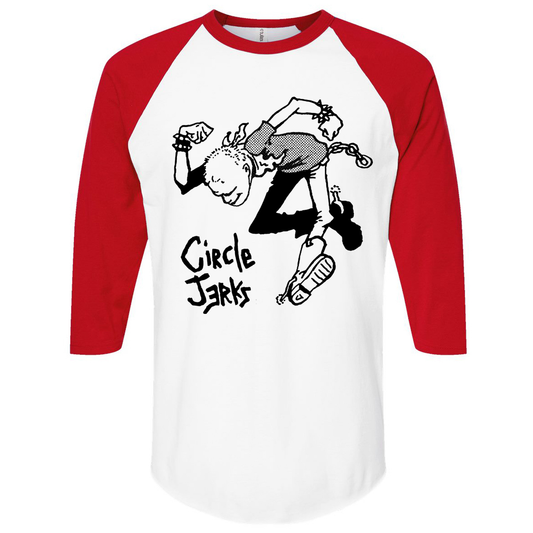 SKANKMAN RAGLAN (RED & WHITE)